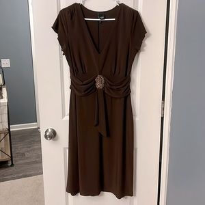 New Directions Brown Dress
